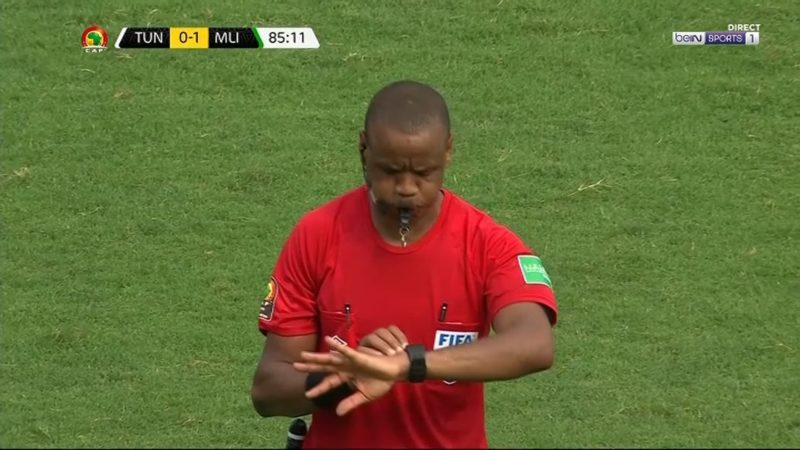 referee blows full time whistle before 90 mins
